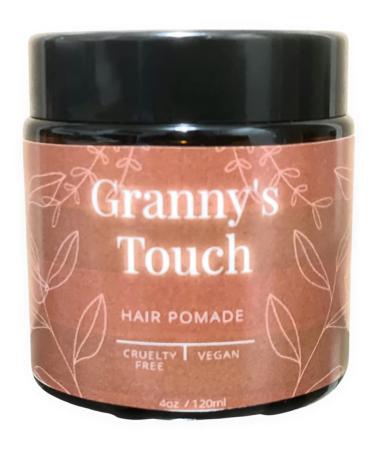 Granny's Touch- Hair Pomade Dry Hair Vitamin E Medium Hold Locks Dreads Curly Hair Jojoba Oil All Natural (4oz)