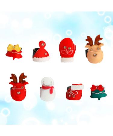 Frcolro 8pcs Christmas Mini Hair Claw Clips - Cute Hair Accessories for Girls & Kids | Shop Internationally - Buy Online on GoSupps.com
