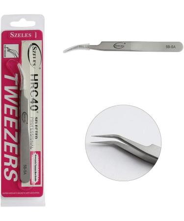 Vetus Volume Tweezers (5B-SA) - Stainless Steel Curved Pro Beauty Eyelash Extension Tool - Buy Online on GoSupps.com