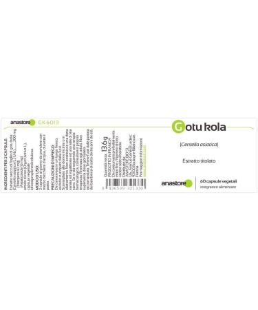 GOTU KOLA (CENTELLA ASIATICA) * 3+1 FREE PACK * 100 mg / 240 capsules * Titled at 20% in triterpenes 8% in asiaticoside and 5.5% in madecassoside * Cardiovascular - Buy Online on GoSupps.com