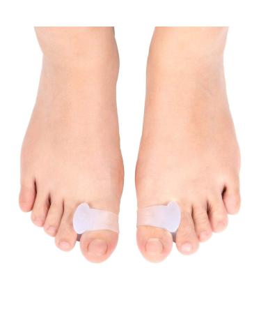 Gel Toe Separator - 2 Pairs of Bunion Correctors & Big Toe Straighteners for Overlapping Toes Hammer Toe Relief | Perfect for Yoga & Ballet - Day & Night Use - Buy Online on GoSupps.com