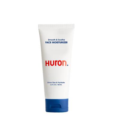Huron - Men's Daily Face Moisturizer. Fresh  lightweight lotion relieves dryness and provides long-lasting  shine-free hydration. Locks in moisture as it smoothes  renews and protects. 100% vegan  cruelty-free. 3.4 fl oz...