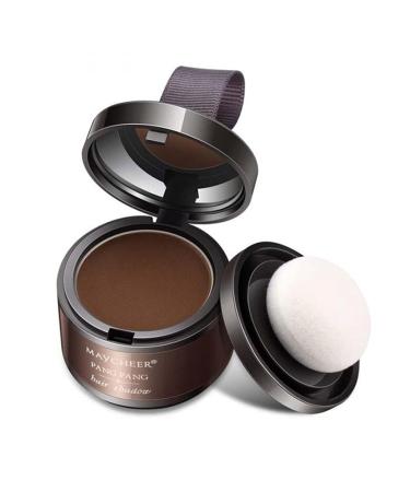 Hairline Powder shadow powder Thin Hair Powder Hair Root Dye Touch Up hair powder modified powder forehead filling powder hairline shadow makeup waterproof root cover up instant cover 4g (brown)