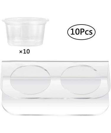 NA Reptile Feeding Ledge with 10 Pcs Water Food Bowl Feeding Dish Gecko Feeder Bowls for Bearded Dragon Turtles Guana Tortoises - Buy Online on GoSupps.com
