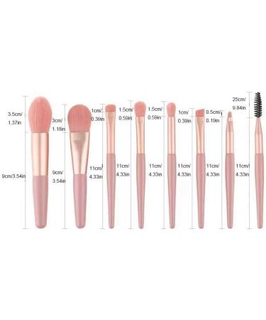 dijiusidy 8 Pieces/Set Women Makeup Brush Eyeshadow Foundation Brushes Kit Portable Make Up Tools for Professional Beginner - Buy Online on GoSupps.com