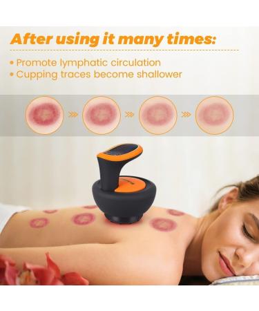 Scienlodic 3 in 1 Electric Cupping Therapy Machine with Heating - Handheld Cupping Massager for Body - Black - Buy Online on GoSupps.com