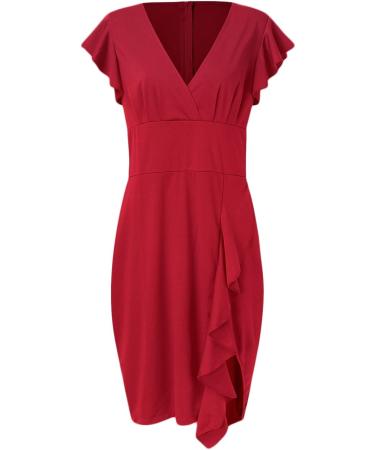 Briskorry V-Neck Floral Summer Dresses for Women | Elegant Bustier & Ruffled Hem Festival Attire | International Shipping - Buy Online on GoSupps.com