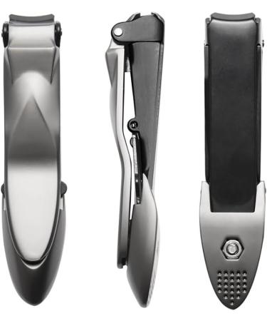 Splash-Proof Stainless Steel Nail Clipper - Ergonomic Nail Cutter - Suitable for Home Use & Available in 5 Colors for both Toenail and Fingernail Clipping - Buy Online on GoSupps.com