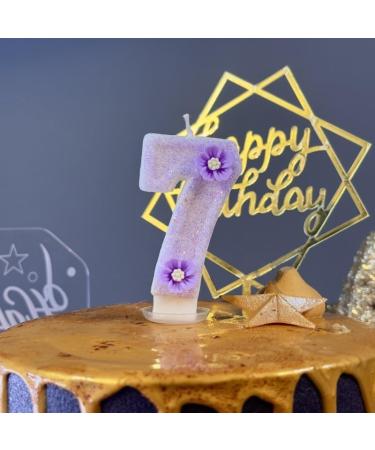 Buy 3D Diamond Shape Birthday Number Candle Set - Perfect for Birthday Parties Weddings & Theme Celebrations - International Shipping Available - Buy Online on GoSupps.com