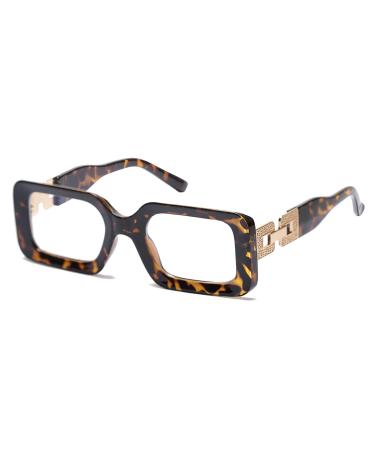 SOOLALA The Reading Glasses Company Blue Light Blocking Womens Reading Glasses Leopard 2.25 x