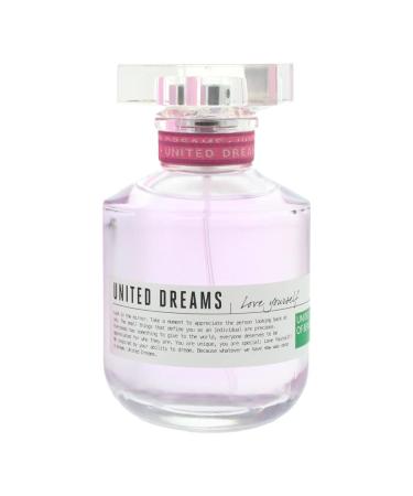 Benetton United Dreams Love Yourself Eau de Toilette Spray for Women 2.7 Ounce 2.7 Fl Oz (Pack of 1) - Buy Online on GoSupps.com