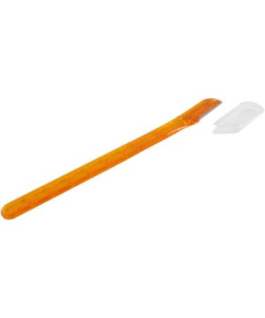 Ruilogod Plastic Handle Eyebrow Removal Shaver Trimmer - 13cm Orange | International Shipping Available - Buy Online on GoSupps.com