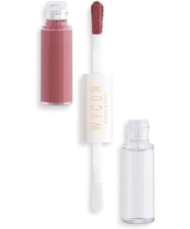 WYCON Cosmetics DOUBLE GIFT LIQUID LIPSTICK & LIP GLOSS 2 in 1 Liquid Lipstick & Lip Gloss for Full & Luminous Lips - 03 MAUVE - Buy Online on GoSupps.com