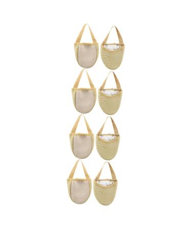 4 Pairs Yoga Toe Protector Shoes Pads Breathable Forefoot Cushion Sweat-Absorbent Forefoot Socks Forefoot Pads Supple Front Palm Pads Shoes Cushion Forefoot Cushions
