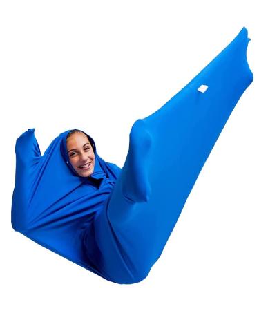 Zyuboeso Stretchy Body Sox Sensory Socks full body wrap Sock For children help children with autism and ADHD and BASSENDIE Sensory processing (color: Blue Size: S/Small) S/Small blue