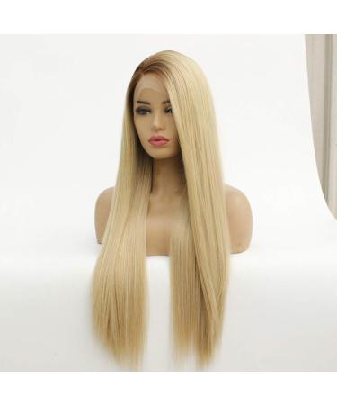 Shop Long Gold Curly Straight Brazilian Wigs for Ladies | Perfect 50s 60s 70s 80s Party Hair - Buy Online on GoSupps.com