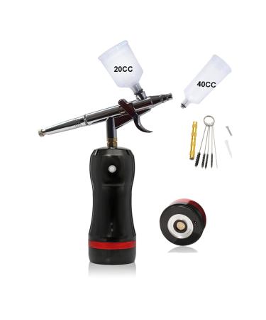 Air-Brush Compressor High Pressure Psi AirbrushCosmetics Cake Cookies Facial Beauty Care Make Up Craft Home DIY (Size : Part D Black)