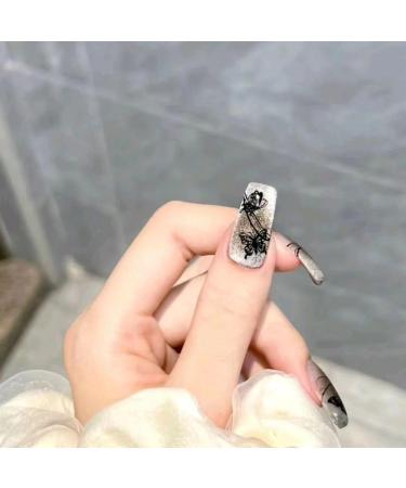 Temperament-enhancing manicure hand-wearing a new Chinese national style Mo Yun butterfly hand-manicure wearing a fake nails patch.(M) - Buy Online on GoSupps.com