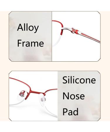 Dibako Anti Blue Light Reading Glasses - Stylish Vintage HD Round Readers for Women | +2.00 Strength | Fashionable Eye Protection for Reading - Buy Online on GoSupps.com