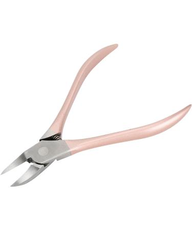Professional Stainless Steel Nail Clipper with Ergonomic Streamline Handle for Onychomycosis Rose Gold Thin Thick Nails (Nail File) - Buy Online on GoSupps.com