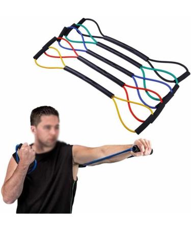 Resistance Band Rubber Speed Training Pull Rope Muay Thai Karate Arm Strength Training Suitable for Home Gym Workout (E One Size) - Buy Online on GoSupps.com