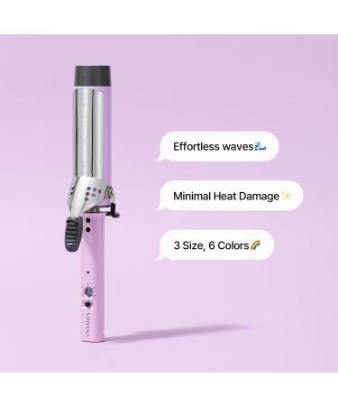 VODANA Professional GlamWave 1.6" Ceramic Curling Iron - Long-Lasting Lavender Curls Instant Heat Hair Curler - International Shipping Available - Buy Online on GoSupps.com