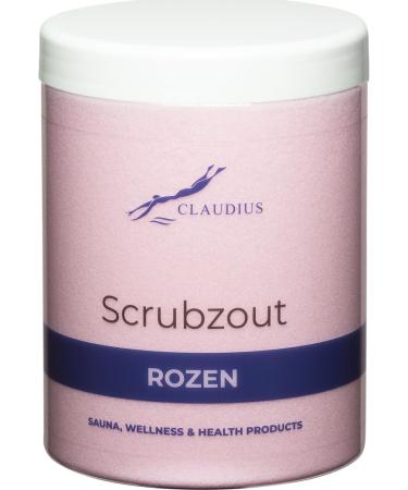 Claudius Scrub salt Roses in handy jar 1250 grams