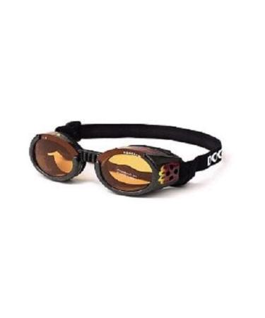 Doggles ILS X-Small Racing Flames Frame and Orange Lens XS 1