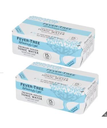 2x15x150 ml & Fever-Tree Refreshingly Light Premium Indian Tonic Water