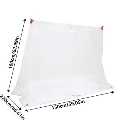 Outdoor Night Sleeping Net - Bed Sleeping Protection Fly Net Tent Carry Bag Netting Curtains Netting Curtains Large Fly Net Tent Mesh Net Bees Protection Net for Outdoors (150 * 220 * 160cm) - Buy Online on GoSupps.com