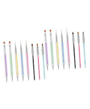 Healeved 2 Sets Nail Pen Nails Gel Nail Building Gel Dotting Supply Nail Supplies Kit Nail Gel Manicure Tools Nail Painting Tools Nail Accessory Dotting Accessory Major Abs Accessories