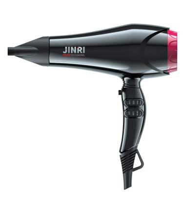 Jinri Hair Dryer for Professional Salon Faster Drying, Hair Blow Dryer with Negative Ion 2 Speed and 3 Heat Setting Ceramic Hair Dryer,AC Motor Blow Dryer with Concentrator,ETL Certified(Medium)