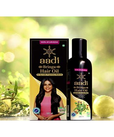 Aadi Bringa Hair Oil - 100% Coconut Oil 100ml | Natural Haircare Solution - Buy Online on GoSupps.com