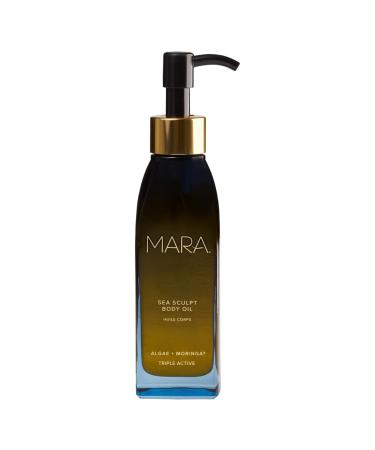 MARA - Natural Algae + Moringa Sea Sculpt Body Oil | Non-Toxic Plant-Based Skin Care | Firm Hydrate Sculpt + Refine the Skin with Moringa + Squalane (4 fl oz | 120ml)