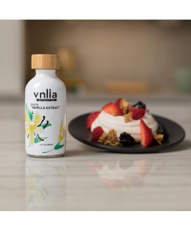 4oz All Natural Pure Vanilla Extract - Sustainably Sourced from Madagascar | No Artificial Flavors or Colors | Perfect for Baking - 4 Fl Oz - Buy Online on GoSupps.com