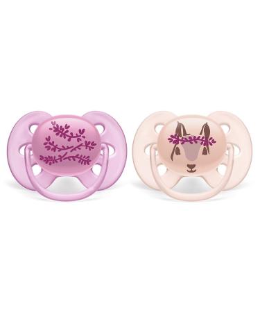 Buy Philips Avent Ultra Soft Pacifier 6-18 Months SCF223/04 - Pink (2 Pack) | Best International Shipping - Buy Online on GoSupps.com
