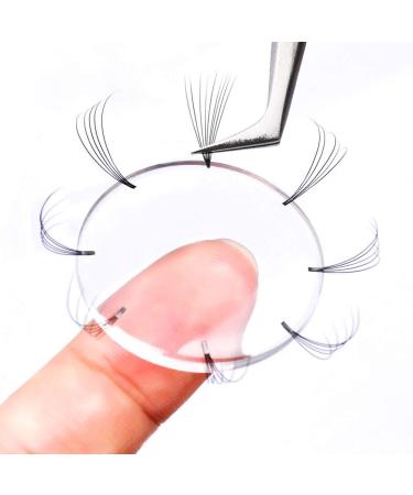 Eyelash Extension Supplies 5 Pcs Easy Fan Lash Pad Pallet Patches GEMERRY Lash Extension Supplies for Beginners Make Fans Blooming Easy Volume Lashes Pallet Tools Eyelash Holder  3x30mm 1 Count (Pack of 1) 5 pcs
