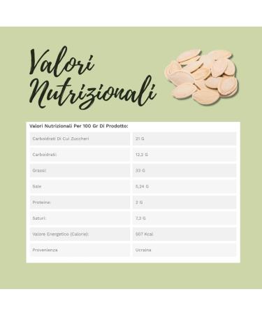 Natura d'Oriente Pumpkin Seeds with Shell 1000g - Buy Online on GoSupps.com