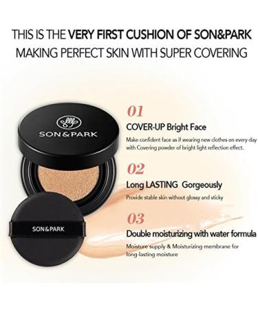 Son&Park Ultimate Cover Cushion #21 Light 118.3 grams - Buy Online on GoSupps.com