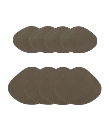 Shoe Heel Repair Shoe Heel Repair Patch 2/4/6Pair Self-Adhesive Heel Hole Patch for Back of Sports Shoes Leather Shoes and High Heels (Color : Brown Size : 4pair) 4pair Brown
