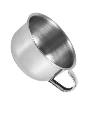 Premium Stainless Steel Shaving Soap Mug Bowl - Perfect Shaver & Razor Tool for Men - Buy Online on GoSupps.com