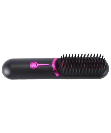 Buy Wireless Electric Hair Straightener Brush - Portable Rechargeable Cordless Hair Comb for Effortless Styling - Buy Online on GoSupps.com