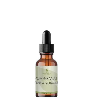 OPO Pomegranate Seed Oil - 1 oz Glass & Dropper - Pure Unrefined Cold Pressed Virgin Vegan Antioxidant Rich Carrier Oil for Skin Hair Face Body Cuticles Nails Organic Pure Oil