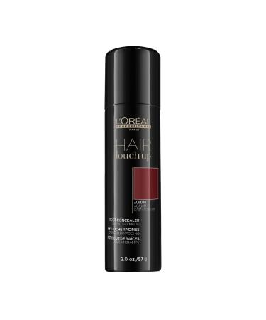 L'Oreal Professionnel Hair Root Touch Up | Root Concealer Spray | Blends and Covers Grey Hair | Temporary Hair Color for Red Hair | Auburn | 2 Oz.