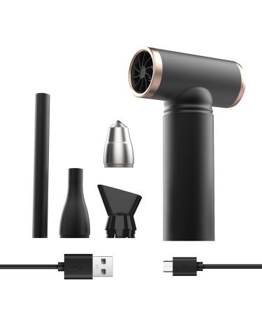 Cordless Hair Dryer Mini Blow Dryer Aluminum Air Duster Keyboard Cleaner for Computer Keyboard Electronics Cleaning Outdoor Hiking Camping Air Cushion Inflation BBQ