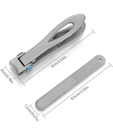 Nail Clippers Volwco 15mm Wide Jaw Opening Deluxe Sturdy Stainless Steel Fingernail Clippers Toenail Clippers for Thick Nails Big Size Ultra Sharp Cuts Smoothly and Clearly Rust Proof - Buy Online on GoSupps.com
