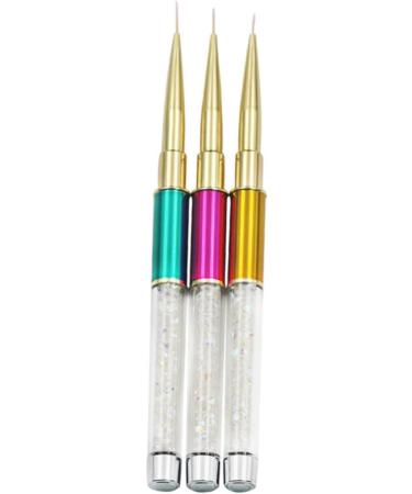 minkissy Pens art polish pens paint marker Art Pen art tool painting pens dotting pen Crystal Pen art brush marker pen draw flowers Manicure Pen Size 2 As Shown - Buy Online on GoSupps.com