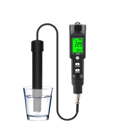 Measurement device for dissolved oxygen oxygen measuring device for water resolution 0.0-40.0 mg/l oxygen saturation 0.0-300.0% with automatic temperature compensation function for freshwater aquaculture