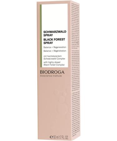  BIODROGA Biodroga Facial Care Spray in a 50ml Spray Bottle Refreshing Moisturizing Face Spray Bioscience Institute Black Forest Spray - Buy Online on GoSupps.com