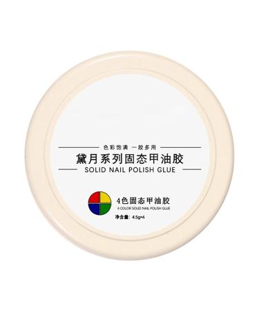 4 Colors Solid Nail Gel Palette | Nail Mud Gel Polish Kit Strong Acrylic Tips Painting Set Solid Nail Gel Glue for Soft Gel Nail Tips for 27 - Buy Online on GoSupps.com